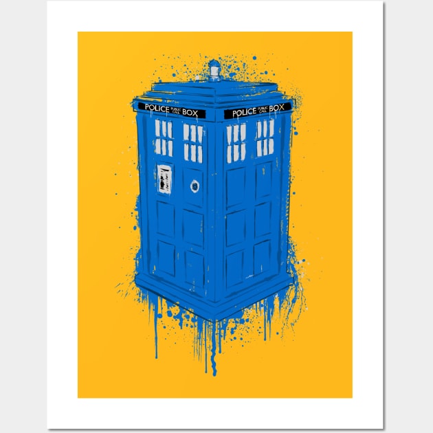 POLICE BOX Wall Art by trev4000